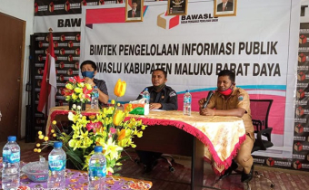 BAWASLU MBD GELAR BIMTEK PENGELOLAAN INFORMASI PUBLIK